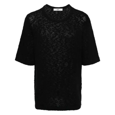 Shop Séfr T-shirts In Black