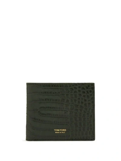 Shop Tom Ford Wallets In Rifle Green