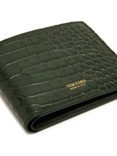 Shop Tom Ford Wallets In Rifle Green