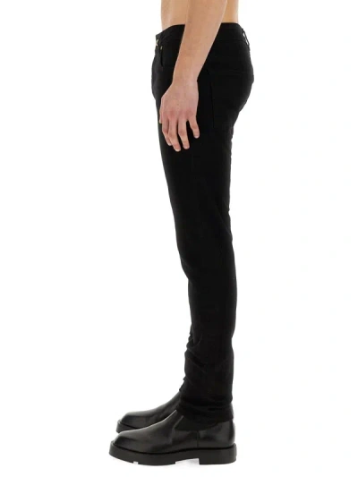 Shop Versace Jeans Couture Slim Fit Jeans In Black