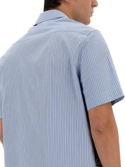 Shop Versace Striped "nautical" Shirt In Multicolour