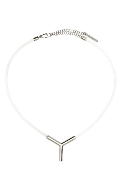 Shop Y/project Y Project Necklaces In White