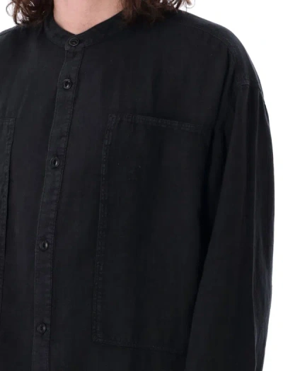 Shop Ymc You Must Create Ymc Hawkeye Shirt In Black