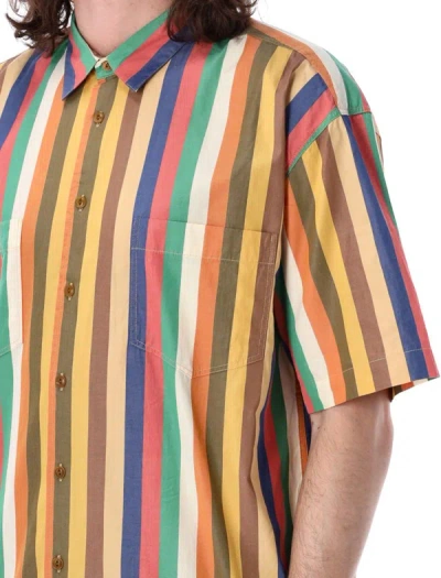 Shop Ymc You Must Create Ymc Mitchum Shirt In Stripe Multi