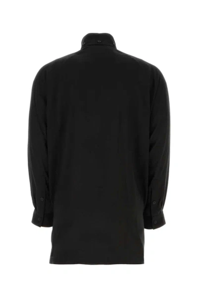 Shop Yohji Yamamoto Shirts In Black