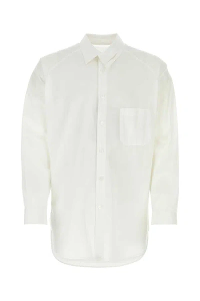 Shop Yohji Yamamoto Shirts In White