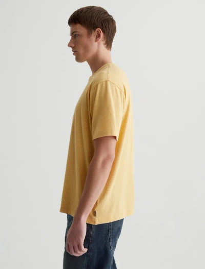 Shop Ag Jeans Wesley Crew In Yellow