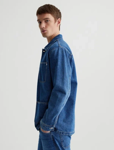 Shop Ag Jeans Kirin Jacket In Blue