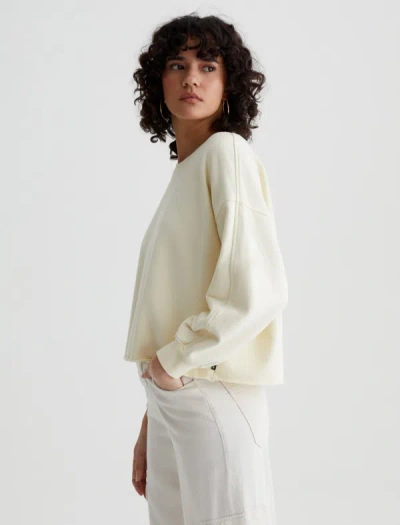 Shop Ag Jeans Willow Sweatshirt In Yellow