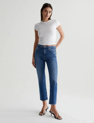 Shop Ag Jeans Hutton Crew In White
