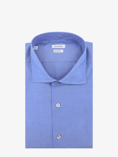 Shop Nugnes 1920 Shirt In Blue