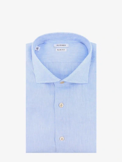 Shop Nugnes 1920 Shirt In Blue