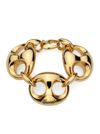 Shop Gucci Marina Chain Bracelet In Metallic