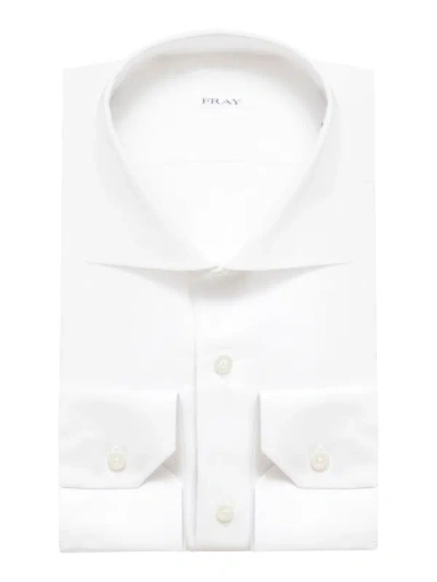 Shop Fray Shirt In Linen In White