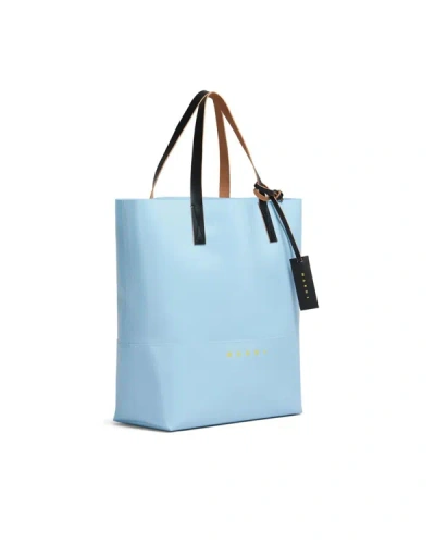 Shop Marni Shoulder Bag In Sky Blue