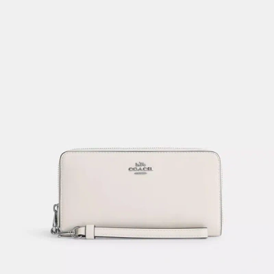 Coach Outlet Long Zip Around Wallet In Multi