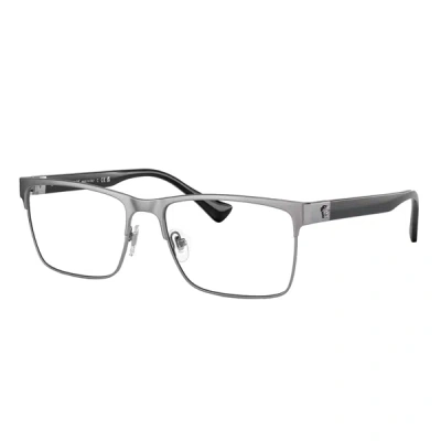 Versace Ve 1285 1001 56mm Unisex Rectangle Eyeglasses 56mm In Multi