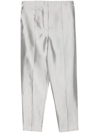 Shop Theory Slim Taper Pants In Gray