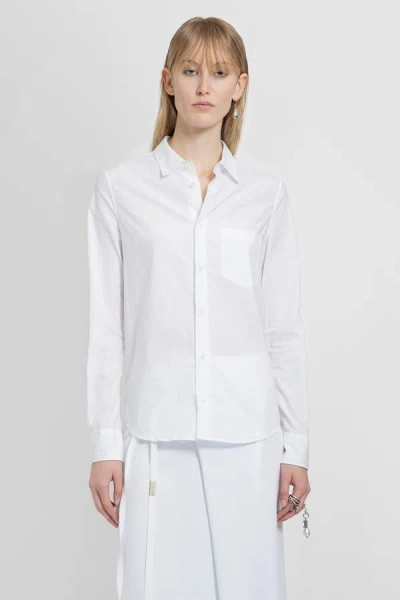 Ann Demeulemeester Woman White Shirts In White