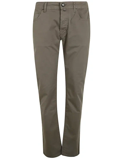 Shop Jacob Cohen Bard Slim Fit Five Pockets Denim Clothing In Grey