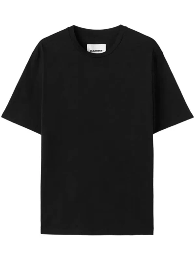 Shop Jil Sander T-shirt Clothing In Black