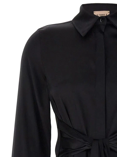 Shop Le Twins 'cervia' Dress In Black