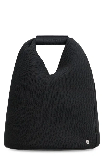 Shop Mm6 Maison Margiela Japanese Technical Fabric Handbag In Black