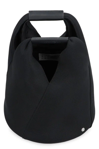 Shop Mm6 Maison Margiela Japanese Technical Fabric Handbag In Black