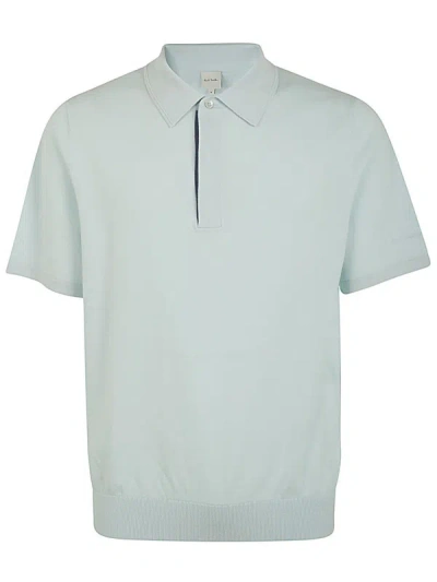 Shop Paul Smith Mens Sweater Ss Polo Clothing In Blue