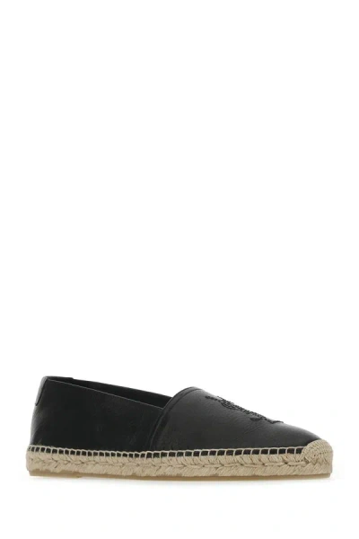 Shop Saint Laurent Espadrillas In Black