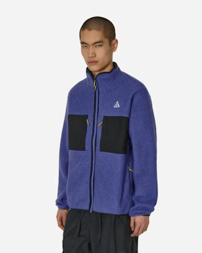 Shop Nike Acg Arctic Wolf Fleece Jacket Persian Violet In Multicolor