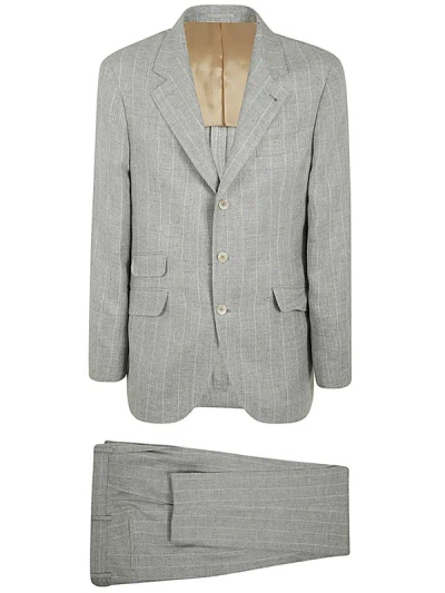 Shop Brunello Cucinelli Leisure Suit Clothing In Grey
