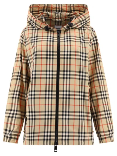 Shop Burberry Everton Jacket Clothing In Brown