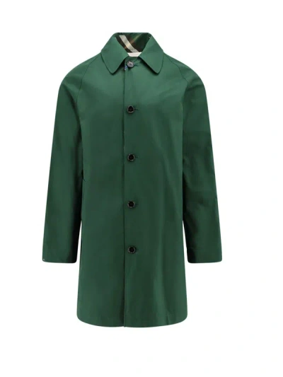 Shop Burberry Coats In Green