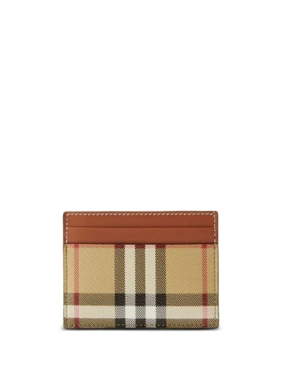 Shop Burberry Small Leather Goods In Arcbeige