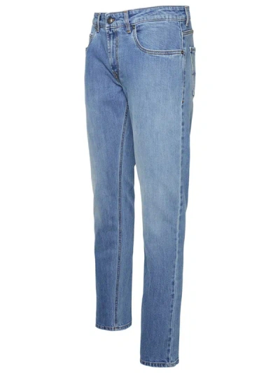 Shop Fay Blue Cotton Jeans