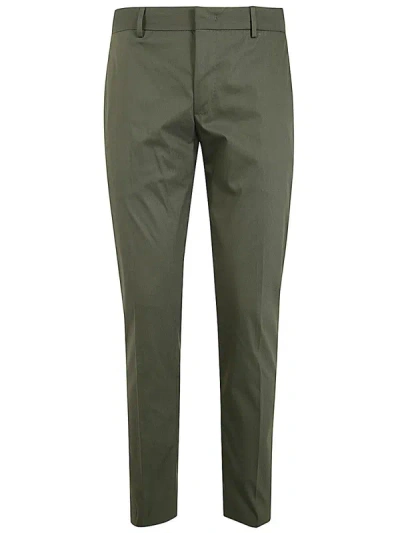 Shop Pt01 Techno Cotton Stretch Cover Epsilon Pants Clothing In Green