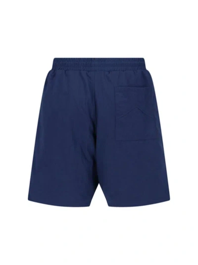 Shop Rhude Trousers In Blue