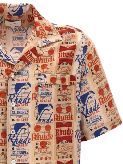 Shop Rhude 'voyage' Shirt In Multicolor