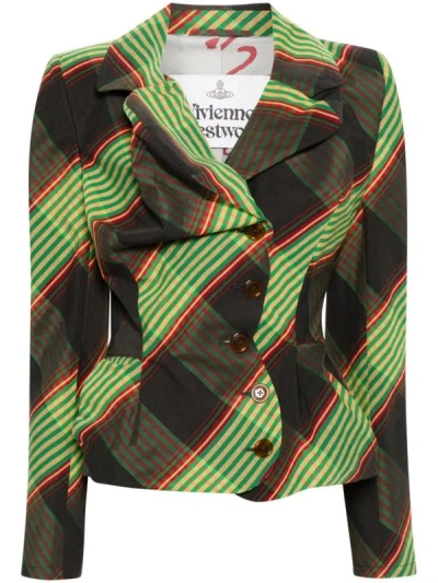 Shop Vivienne Westwood Jackets In Multicolor