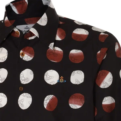 Shop Vivienne Westwood Multicolour Cotton Dots Shirt In Red