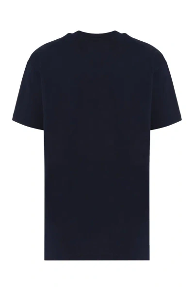 Shop Vivienne Westwood Navy Blue Cotton T-shirt
