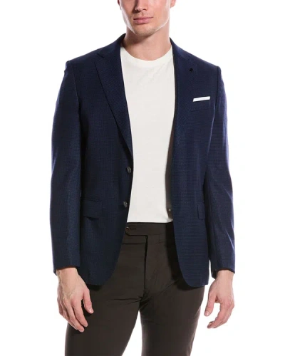 Shop Hugo Boss Slim Fit Wool Sport Jacket In Blue
