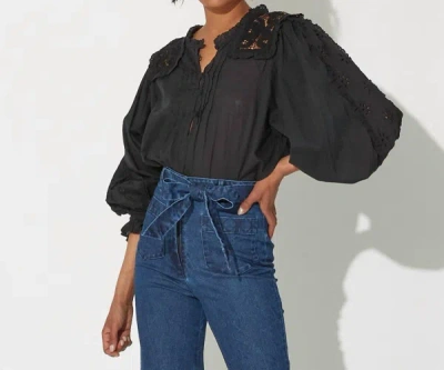 Shop Cleobella Claudia Blouse In Black