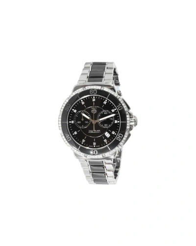 Shop Tag Heuer Formula 1 Cah1212.ba0862 Unisex Watch In Stainless Steel/ceramic In Silver