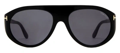 Shop Tom Ford Rex M Ft1001 01a Aviator Sunglasses In Multi
