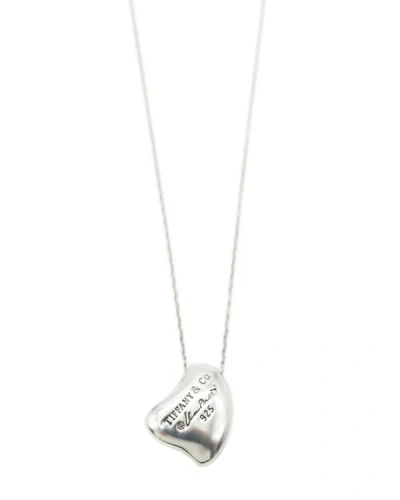 Shop Tiffany & Co Elsa Peretti Small Full Heart Pendant In Sterling Silver