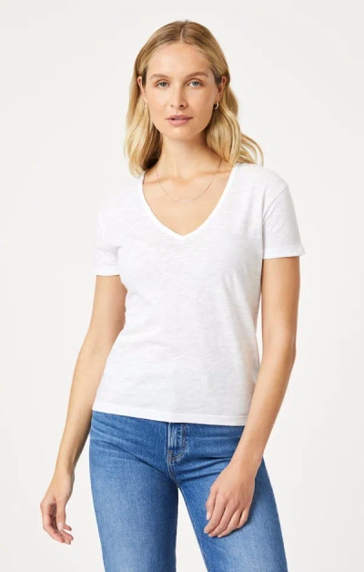 Mavi V-neck T-shirt In White In White