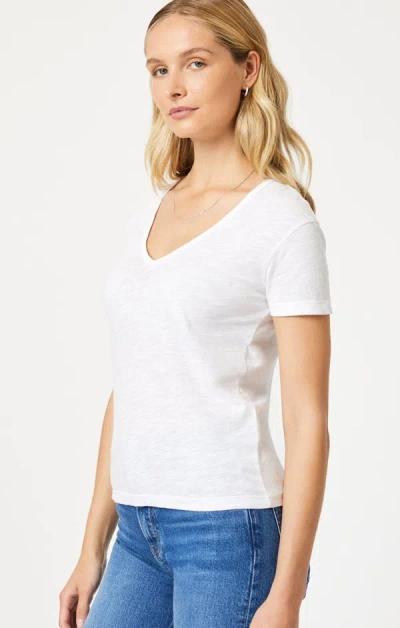 Mavi V-neck T-shirt In White In White