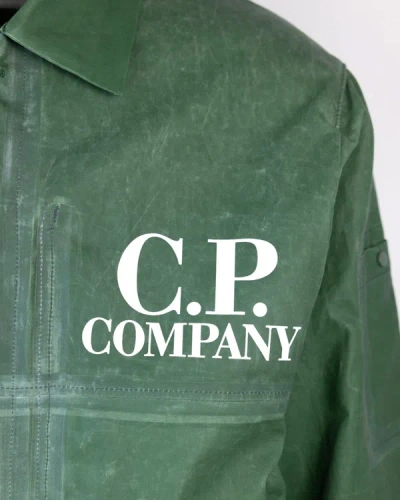 Shop C.p. Company Jacket In Green